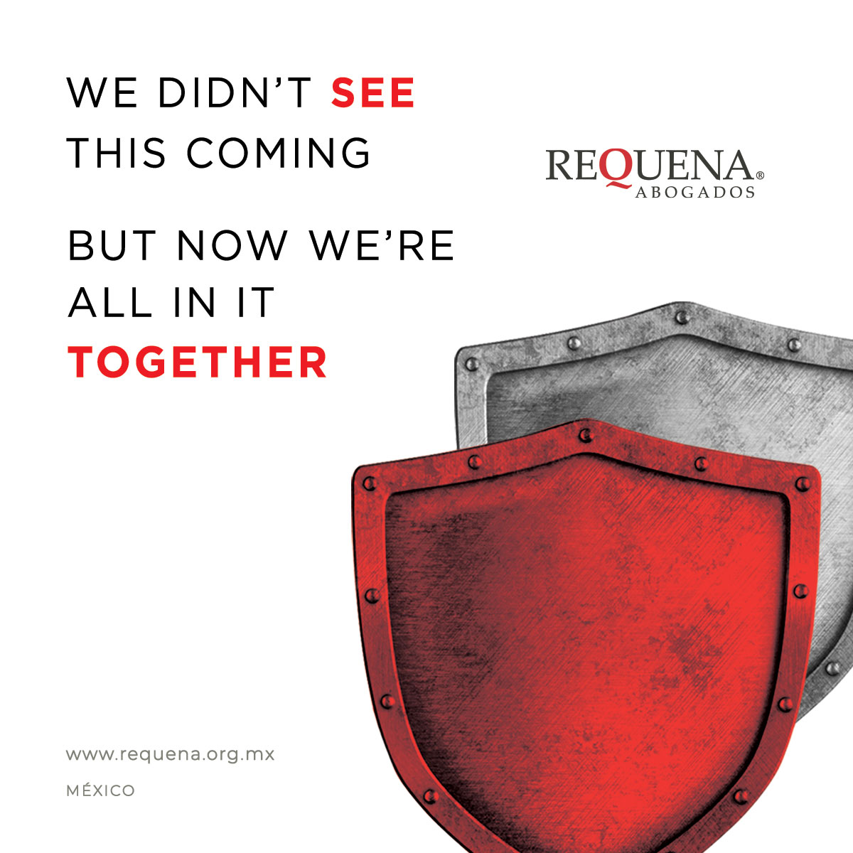 We didn't see this coming, but now we're all in it together | Covid-19 | Requena Abogados